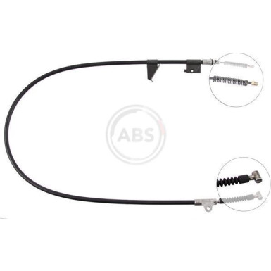 A.B.S. Handbremsseil Seilzug Festellbremse K13687 A.B.S. Handbremsseil Seilzug Festellbremse K13687
