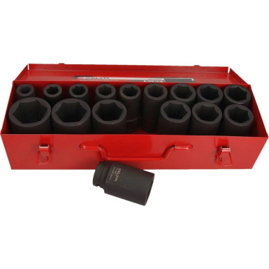 Satz Schlagsteckschlüssel, Lang, 3/4, 16-Teilig, 17-50 mm 96516DS Satz Schlagsteckschlüssel, Lang, 3/4, 16-Teilig, 17-50 mm 96516DS