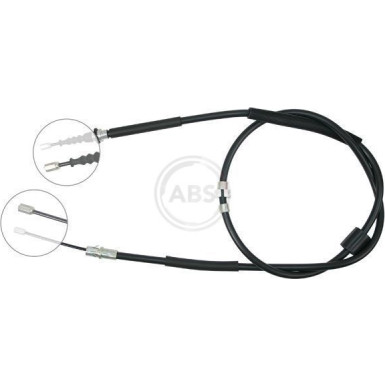 A.B.S. Handbremsseil Seilzug Festellbremse K17666 A.B.S. Handbremsseil Seilzug Festellbremse K17666