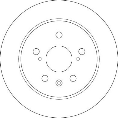 89 482 006 Bremsscheibe HA DF6178