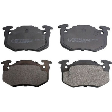 DENCKERMANN Bremsbeläge B110660 DENCKERMANN Bremsbeläge B110660