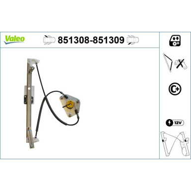 VALEO Fensterheber 851308 VALEO Fensterheber 851308