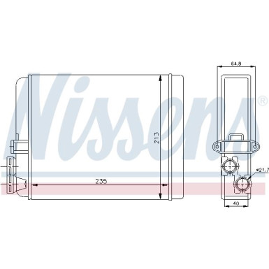 NISSENS Heizkörper 73641 FIRST FIT