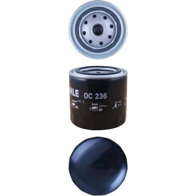 MAHLE Ölfilter OC 236 MAHLE Ölfilter OC 236