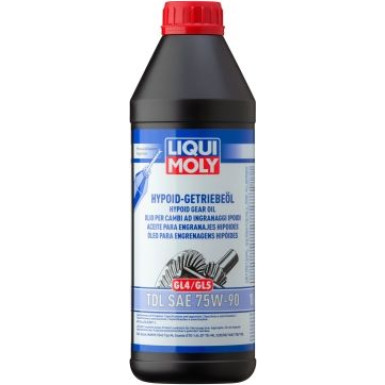 Liqui Moly Hypoid-Getriebeöl (GL4/5) TDL SAE 75W-90 1 l 1407 1L Dose Kunststoff