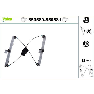 VALEO Fensterheber 850581 VALEO Fensterheber 850581