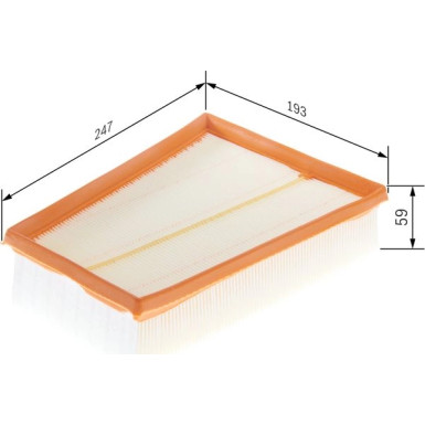 Luftfilter F 026 400 138 Luftfilter F 026 400 138