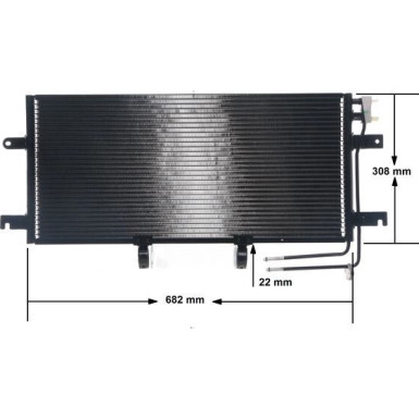 Kondensator, Klimaanlage AC 332 000S