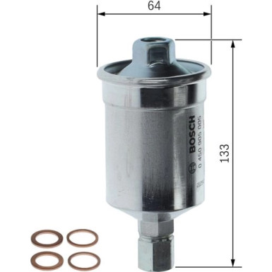 Kraftstofffilter ALFA,FIAT,LANCIA,VW,SAAB 0 450 905 005 Kraftstofffilter ALFA,FIAT,LANCIA,VW,SAAB 0 450 905 005