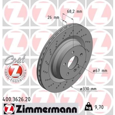 Bremsscheibe 400.3626.20 Bremsscheibe 400.3626.20