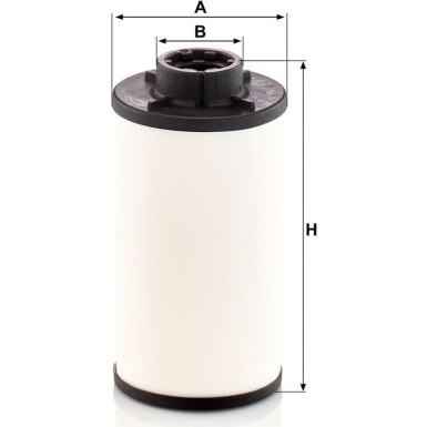 Mann & Hummel Automatikgetriebeölfilter PKW AUDI A1,A3,Q2 08 H 6003 z
