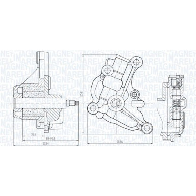 MAGNETI MARELLI Ölpumpe 351516000154 MAGNETI MARELLI Ölpumpe 351516000154