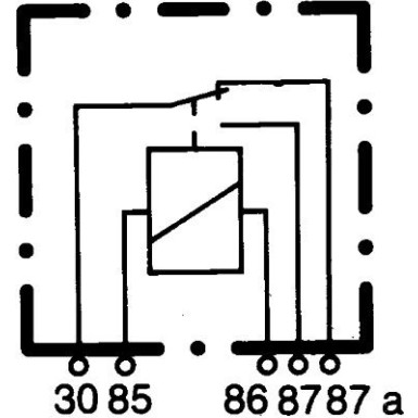 HELLA Relais, Arbeitsstrom 4RD 933 332-061