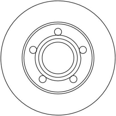 TRW Bremsscheibe DF4038 TRW Bremsscheibe DF4038