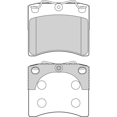 VALEO Bremsbeläge 302679