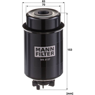 Mann & Hummel Kraftstofffilter LKW WK 8137