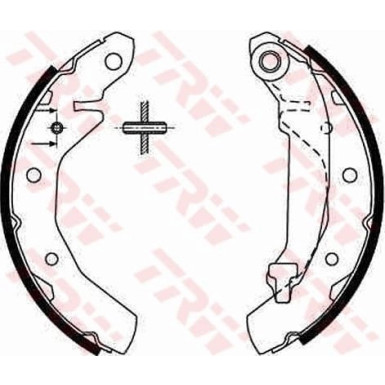 90 461 001 Bremsbacken GS8645 90 461 001 Bremsbacken GS8645