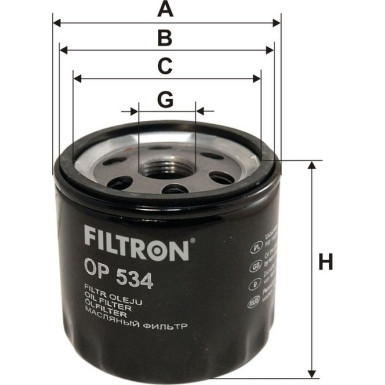 FILTRON Ölfilter OP 534 FILTRON Ölfilter OP 534