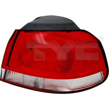 Heckleuchte A L O K-PLATTE ROT/WEISS TYP VALEO VW GOLF VI (-GTI/VARIANT) 10,08-11,12 7225,642,1