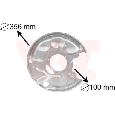 VAN WEZEL Spritzblech, Bremsscheibe 3029374