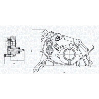 MAGNETI MARELLI Ölpumpe 351516000089 MAGNETI MARELLI Ölpumpe 351516000089