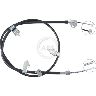 A.B.S. Handbremsseil Seilzug Festellbremse K17630 A.B.S. Handbremsseil Seilzug Festellbremse K17630