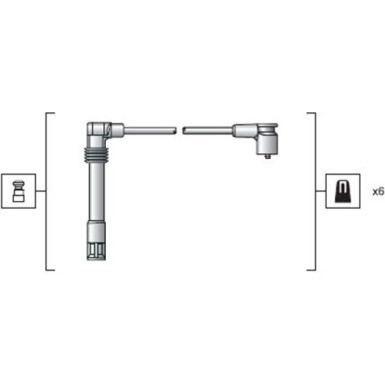 Zündleitungssatz 941318111162