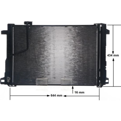 Kondensator, Klimaanlage AC 786 000S
