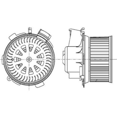 MAHLE Innenraumgebläse AB 66 000P BEHR Premium Line
