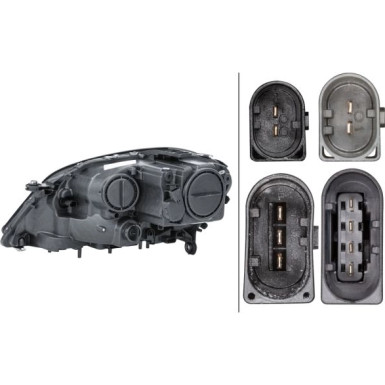 SCHEINWERFER R HELLA MERCEDES M-KLASSE W164 05-12 1EL 263 064-021