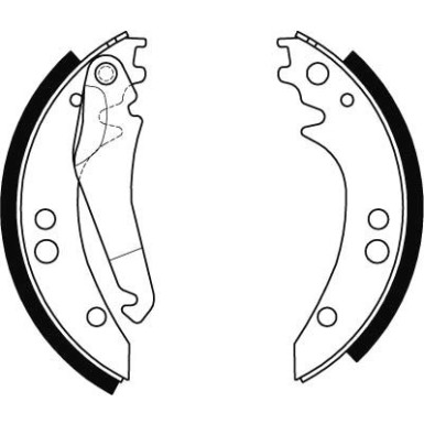 Bremsbackensatz GS8434 Bremsbackensatz GS8434