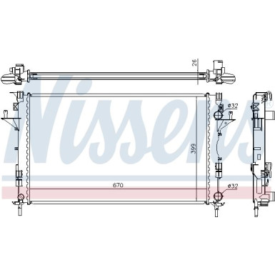 Wasserkühler PKW 63816A Wasserkühler PKW 63816A