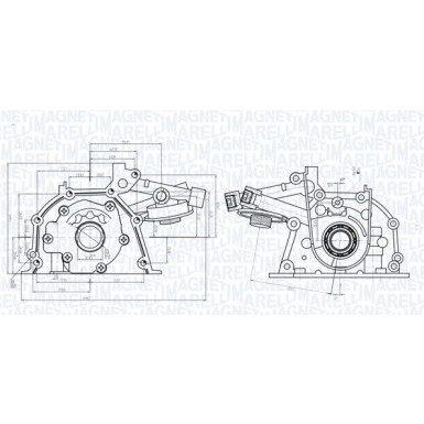 MAGNETI MARELLI Ölpumpe 351516000046 MAGNETI MARELLI Ölpumpe 351516000046