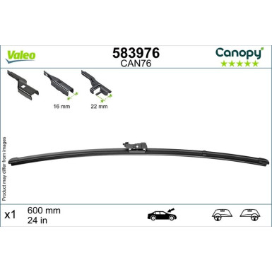 VALEO Scheibenwischer 583976 VALEO Scheibenwischer 583976