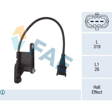 FAE Sensor, Nockenwellenposition 79121 FAE Sensor, Nockenwellenposition 79121