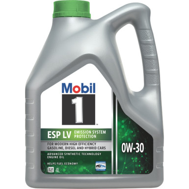 Mobil 1 ESP LV 0W-30 (A5/B5, C2) Motoröl 4 Liter MOBIL 1 ESP LV 0W-30 154318