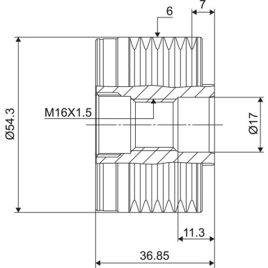 Generatorfreilauf 588017 Generatorfreilauf 588017