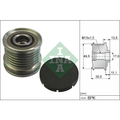 Generatorfreilauf 535 0166 10 Generatorfreilauf 535 0166 10