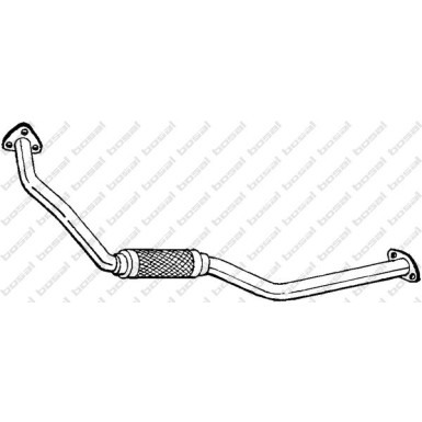 Bosch Automotive Auspuffrohr 837-421 Bosch Automotive Auspuffrohr 837-421