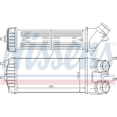 Ladeluftkühler PKW 96550