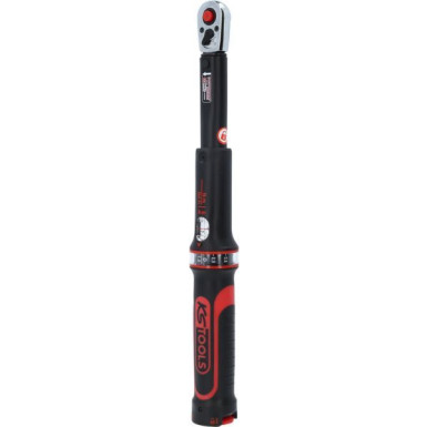 KS TOOLS ERGOTORQUE®Präzisions-Drehmomentschlüssel mit umschaltbarem Ratschenkopf 516.1512