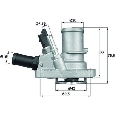 Integralthermostat TI 144 88