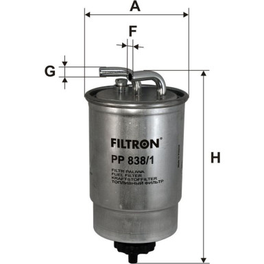 FILTRON Kraftstofffilter PP 838/1