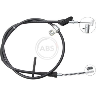 A.B.S. Handbremsseil Seilzug Festellbremse K18979 A.B.S. Handbremsseil Seilzug Festellbremse K18979