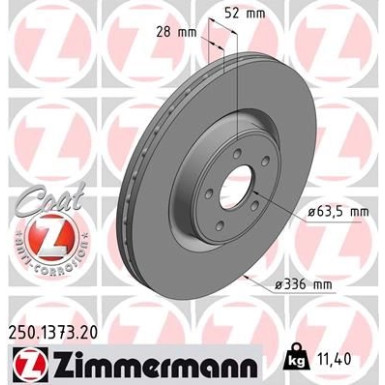51 481 074 Bremsscheibe VA 250.1373.20