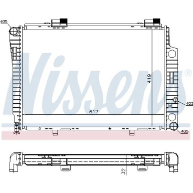 Wasserkühler PKW 62750A