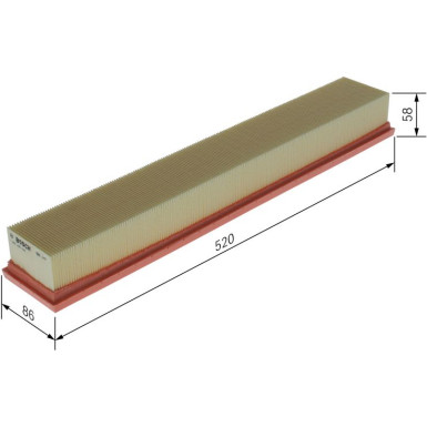 Luftfilter 1457433043 Luftfilter 1457433043