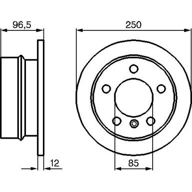 Bremsscheibe HA 0 986 478 863 Bremsscheibe HA 0 986 478 863