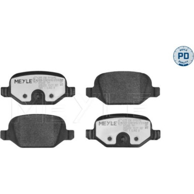 Bremsbelagsatz Fiat T. Panda 4X4/500/Punto Ii MEYLE-PD: Advanced performance and design 025 236 0113/PD