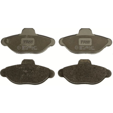 Bremsbelagsatz Fiat P. Punto/Sc/Cc/Panda - Ohne Sensor GDB1099 Bremsbelagsatz Fiat P. Punto/Sc/Cc/Panda - Ohne Sensor GDB1099